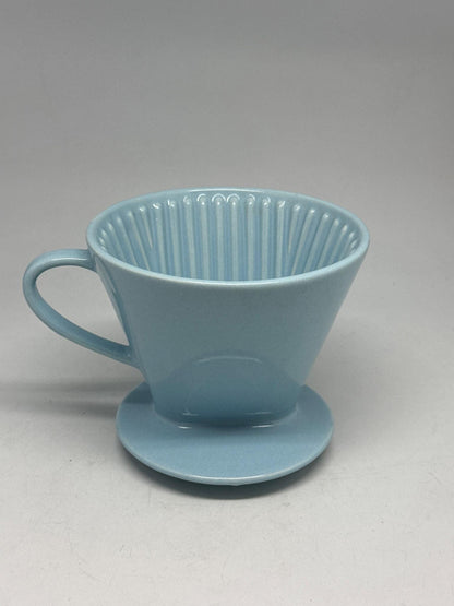 Vintage Blue Porcelain Melitta 102 Coffee Dripper — additional view 6