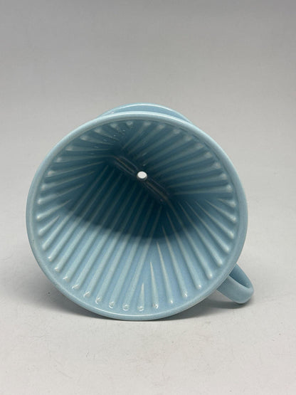 Vintage Blue Porcelain Melitta 102 Coffee Dripper — additional view 7