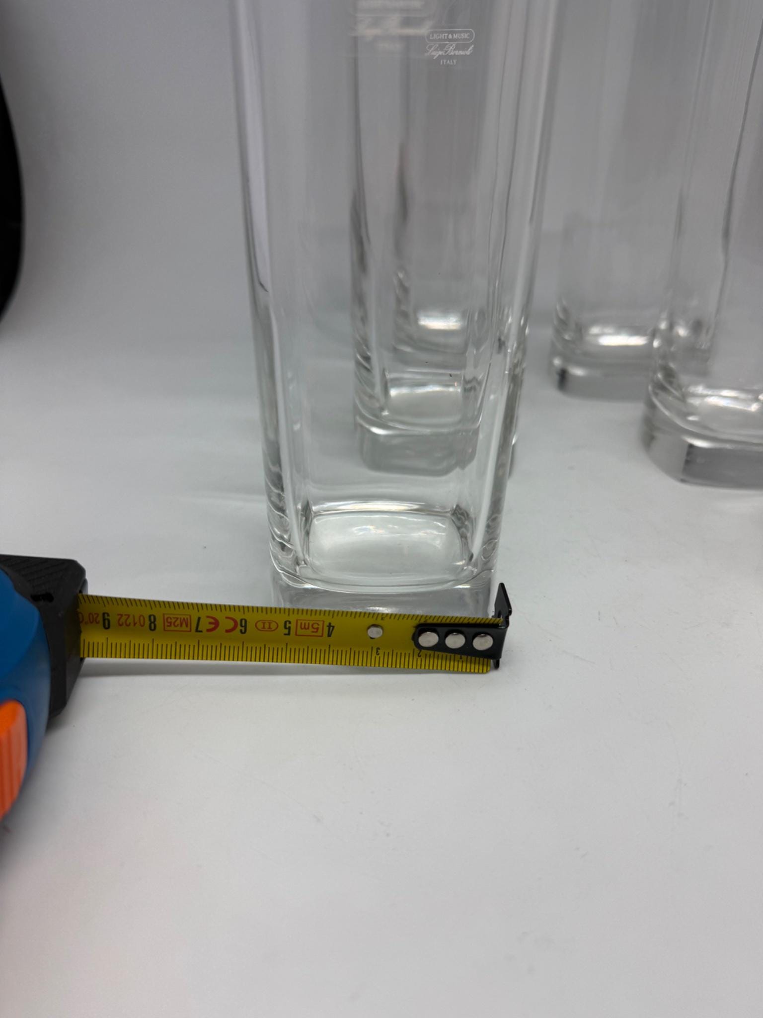Italian Design Clear Glass Highball Tumblers Set — additional view 7