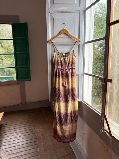 Silk Paisley Maxi Dress — additional view 9