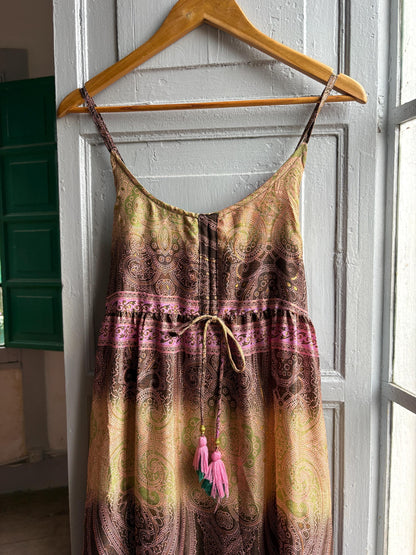 Silk Paisley Maxi Dress — additional view 11