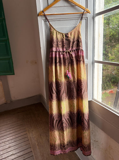 Silk Paisley Maxi Dress — additional view 14