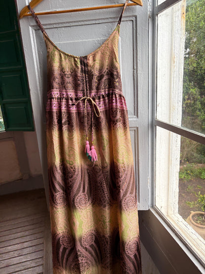 Silk Paisley Maxi Dress — additional view 6