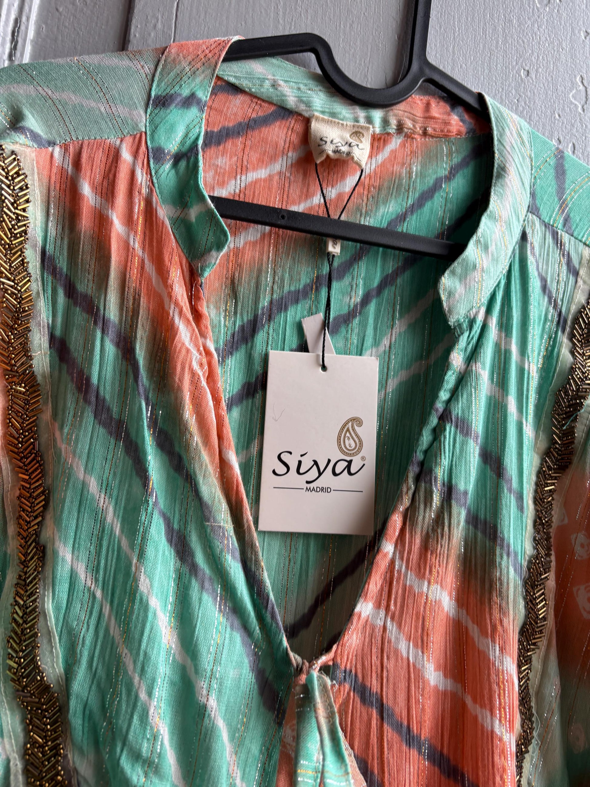 Bohemian Mallorca Summer Dress With Beaded Detail — additional view 5
