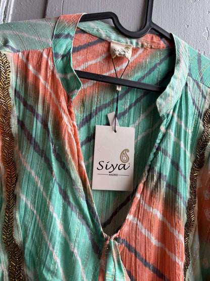 Bohemian Mallorca Summer Dress With Beaded Detail — additional view 5