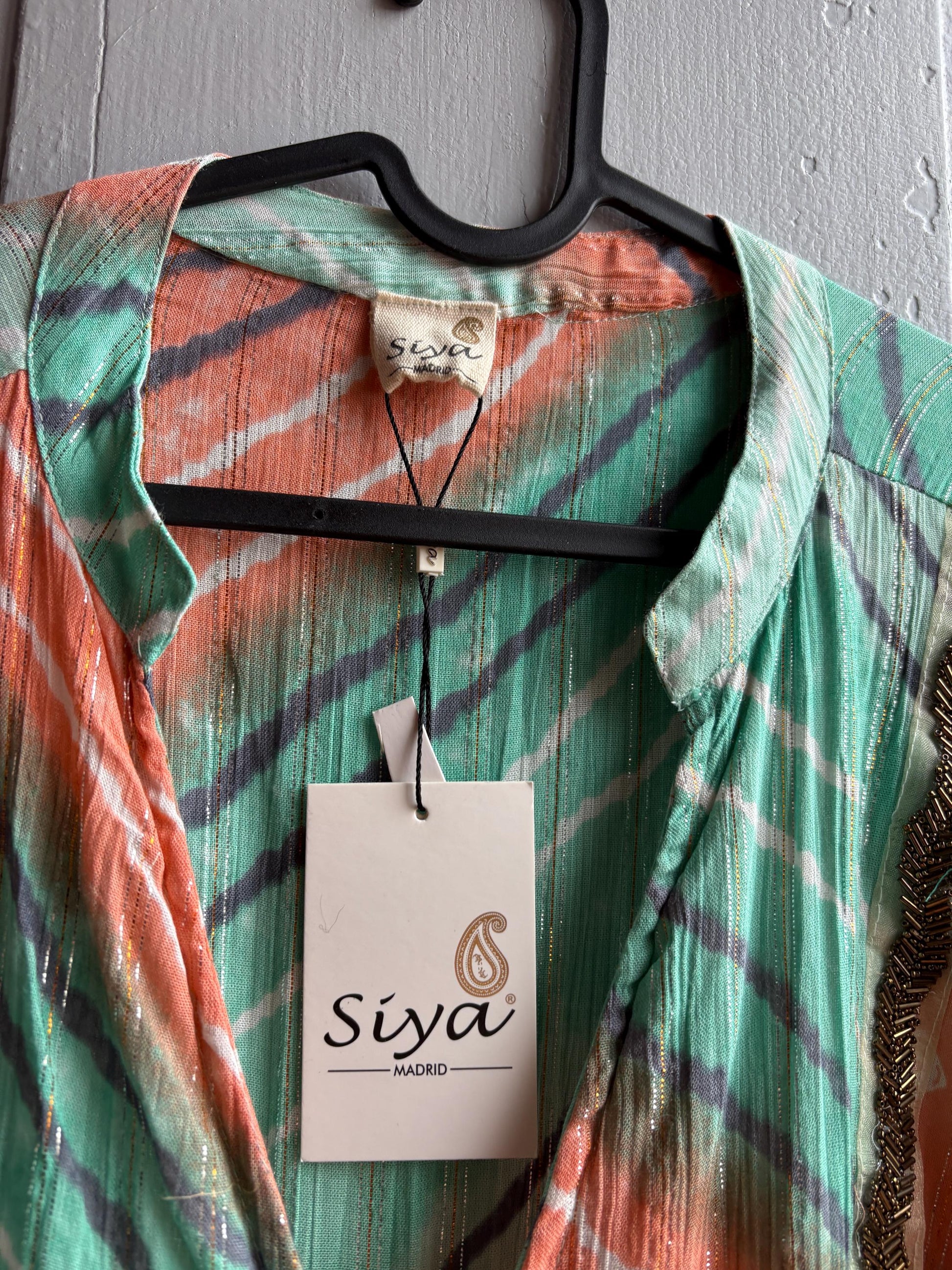 Bohemian Mallorca Summer Dress With Beaded Detail — additional view 12