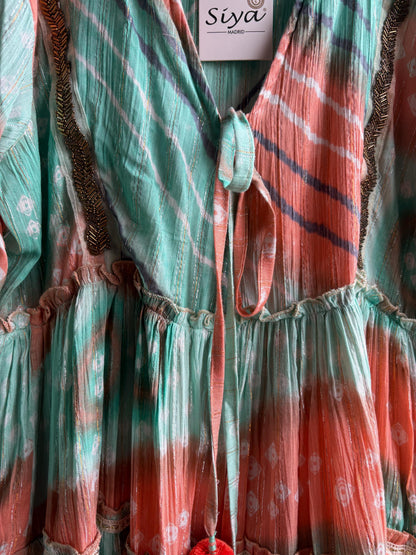 Bohemian Mallorca Summer Dress With Beaded Detail — additional view 8