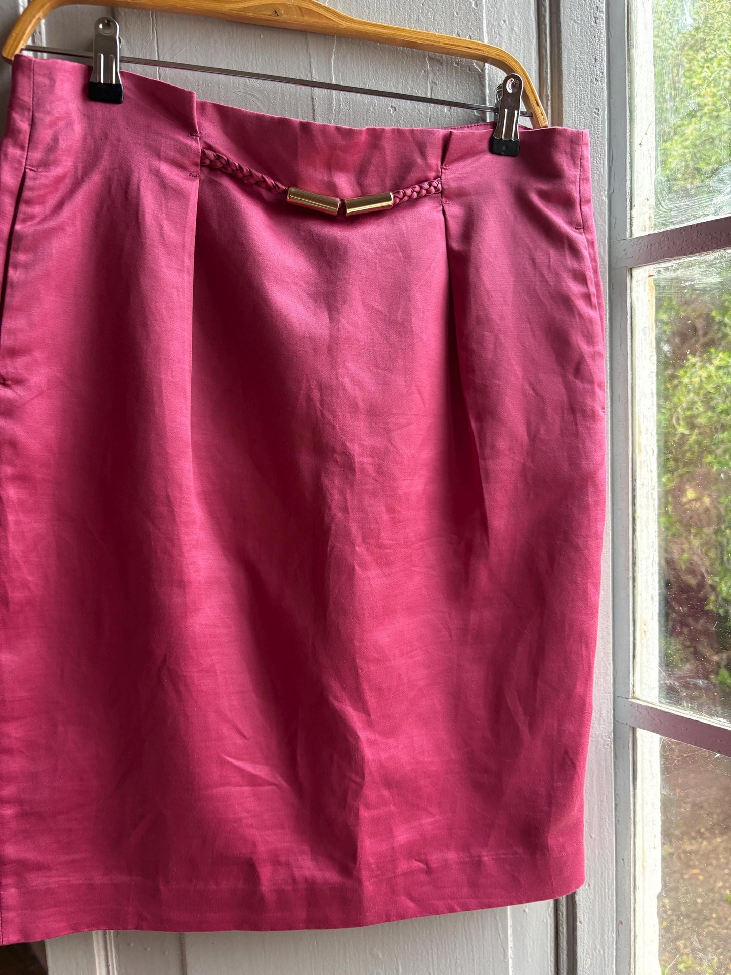 Vintage Purificación García Pink Midi Skirt — additional view 5