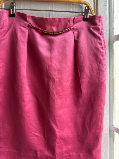 Vintage Purificación García Pink Midi Skirt — additional view 6