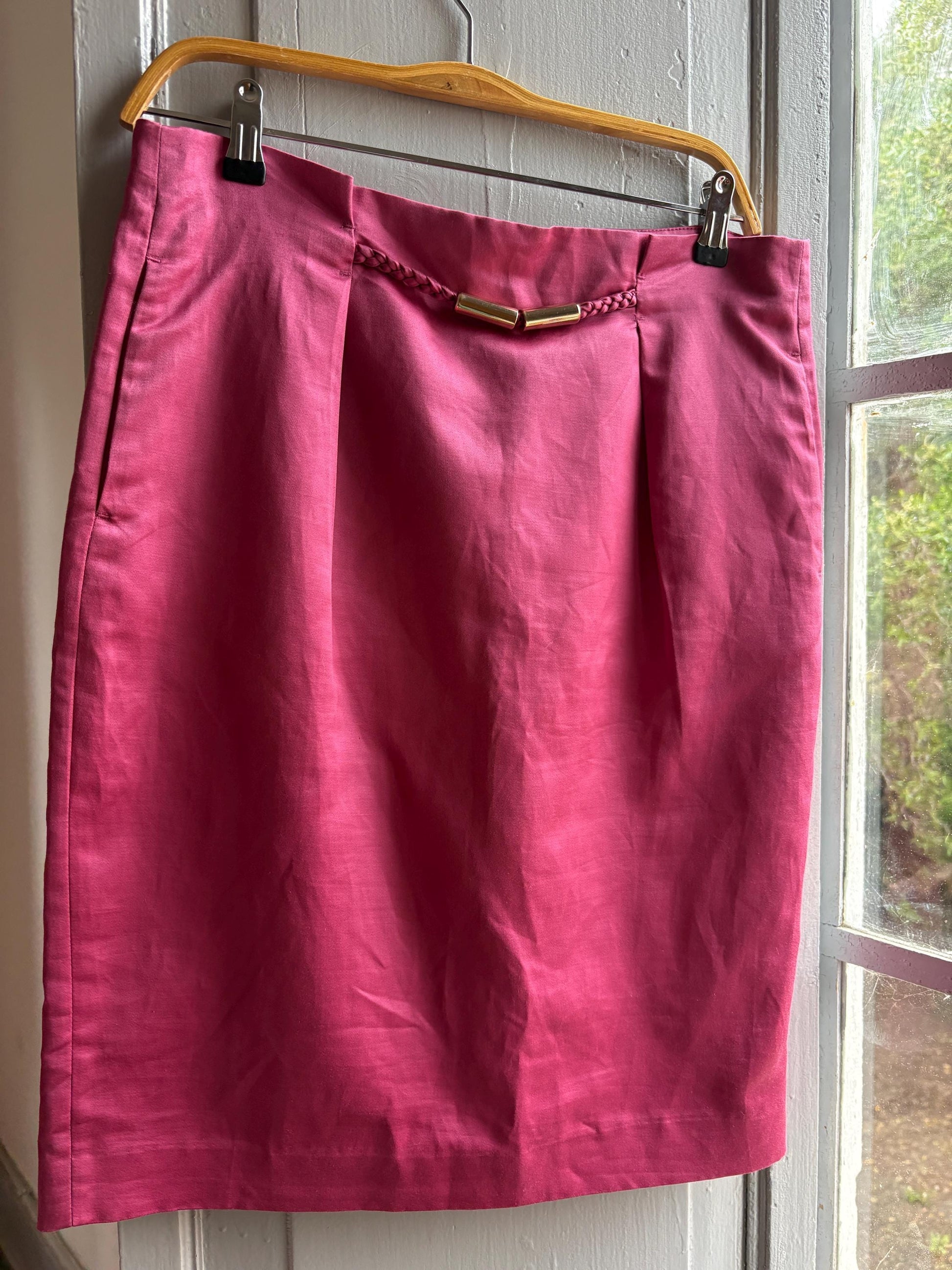 Vintage Purificación García Pink Midi Skirt — additional view 11