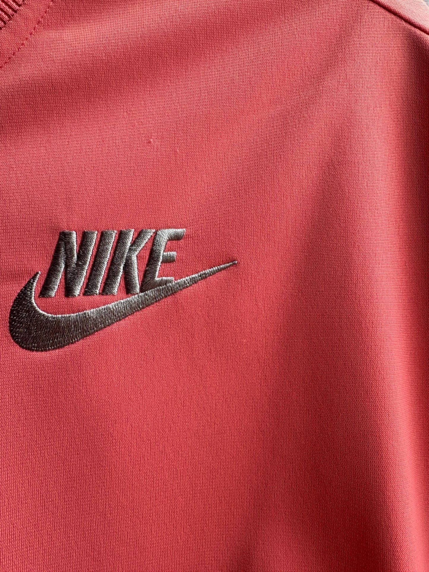 Nike Kids sports Jacket Pink Zip Up, Sportswear Girls Track Jacket, Y2K Athletic Streetwear, Size 146 - 156