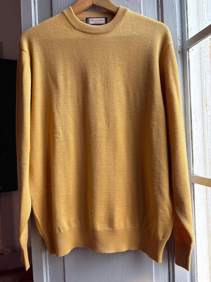 Vintage Yellow Wool Jumper for Men — additional view 15