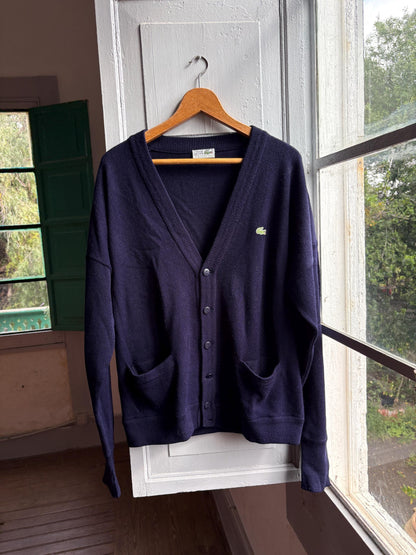 Navy Blue Vintage Lacoste Cardigan — additional view 8