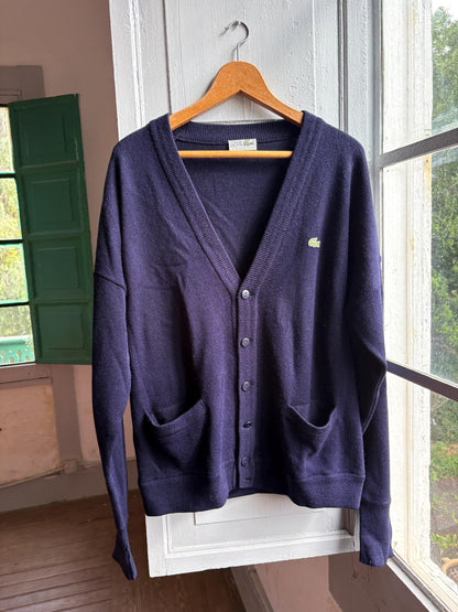 Navy Blue Vintage Lacoste Cardigan — additional view 9