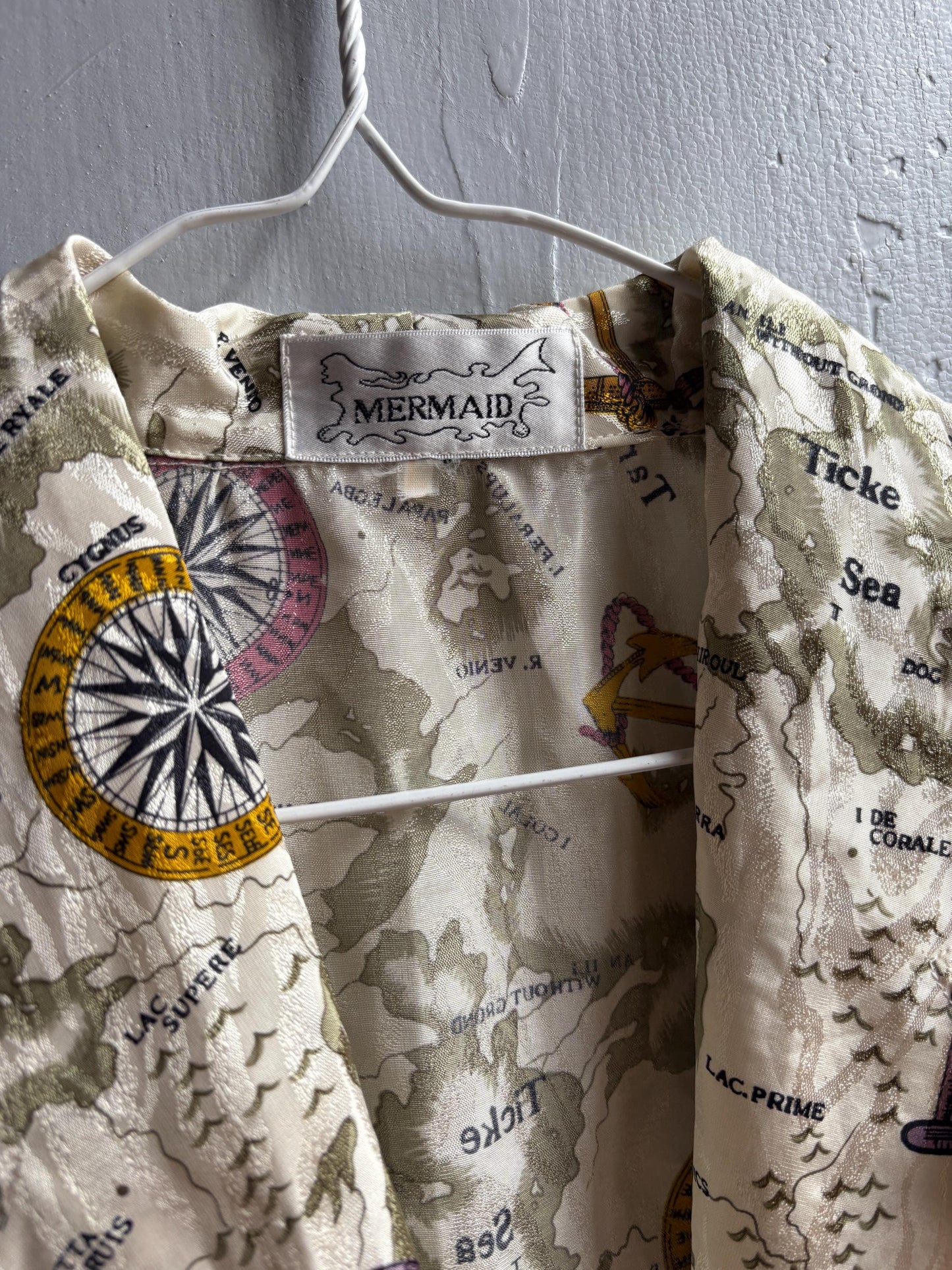 Vintage Nautical Map Blouse — additional view 10