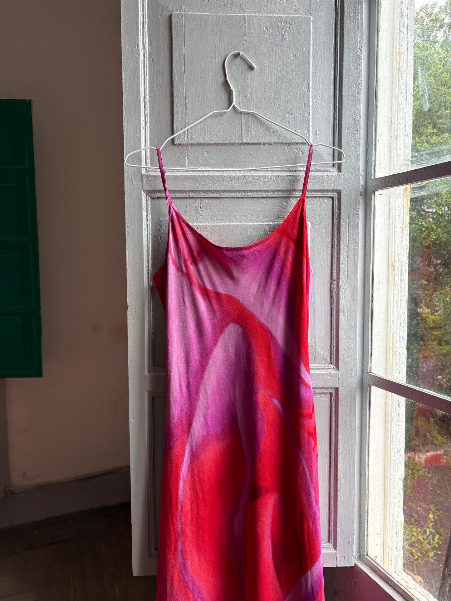 Vintage Olivier Strelli Maxi Dress, Abstract Print — additional view 6