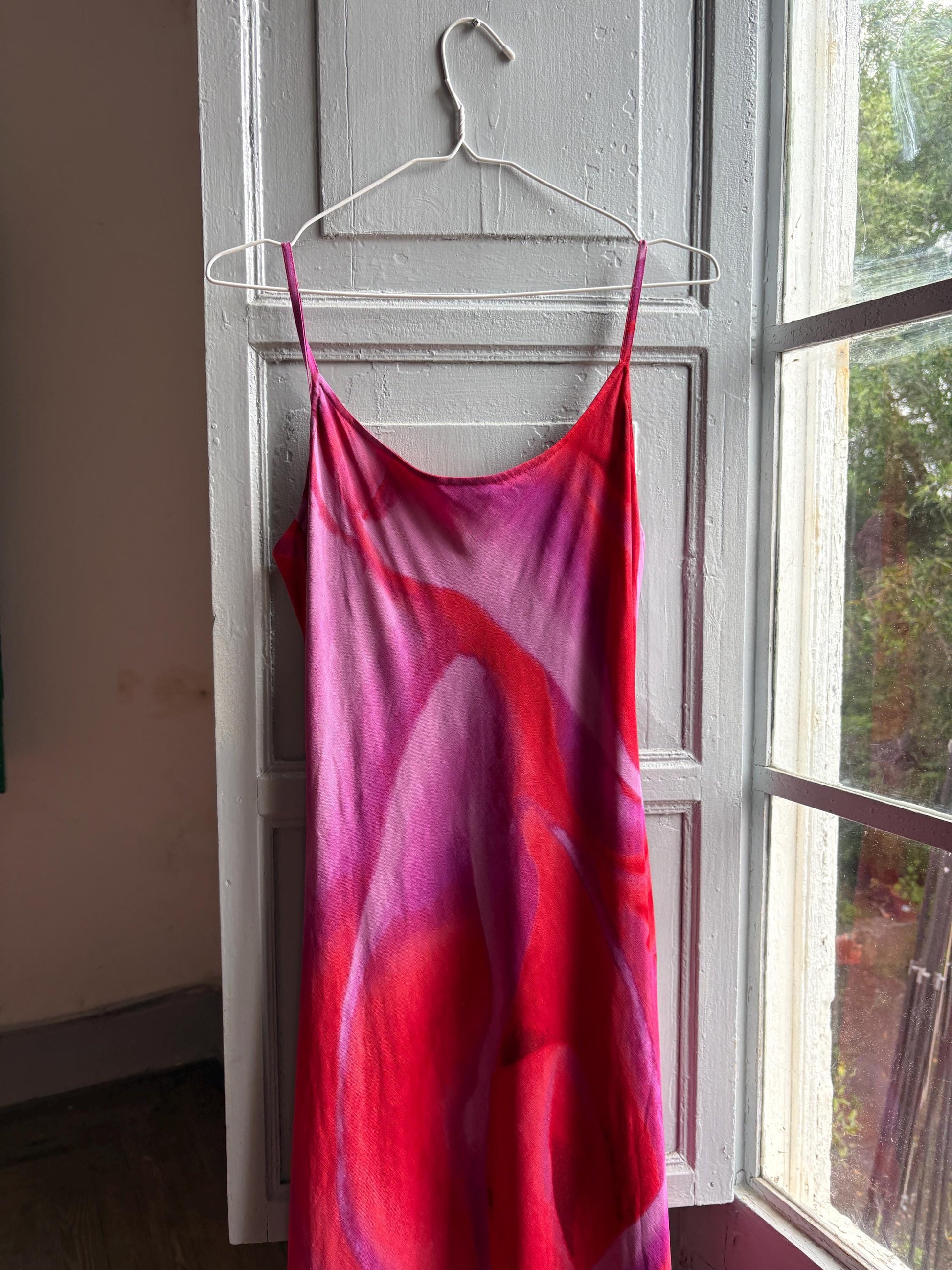 Vintage Olivier Strelli Maxi Dress, Abstract Print — additional view 8