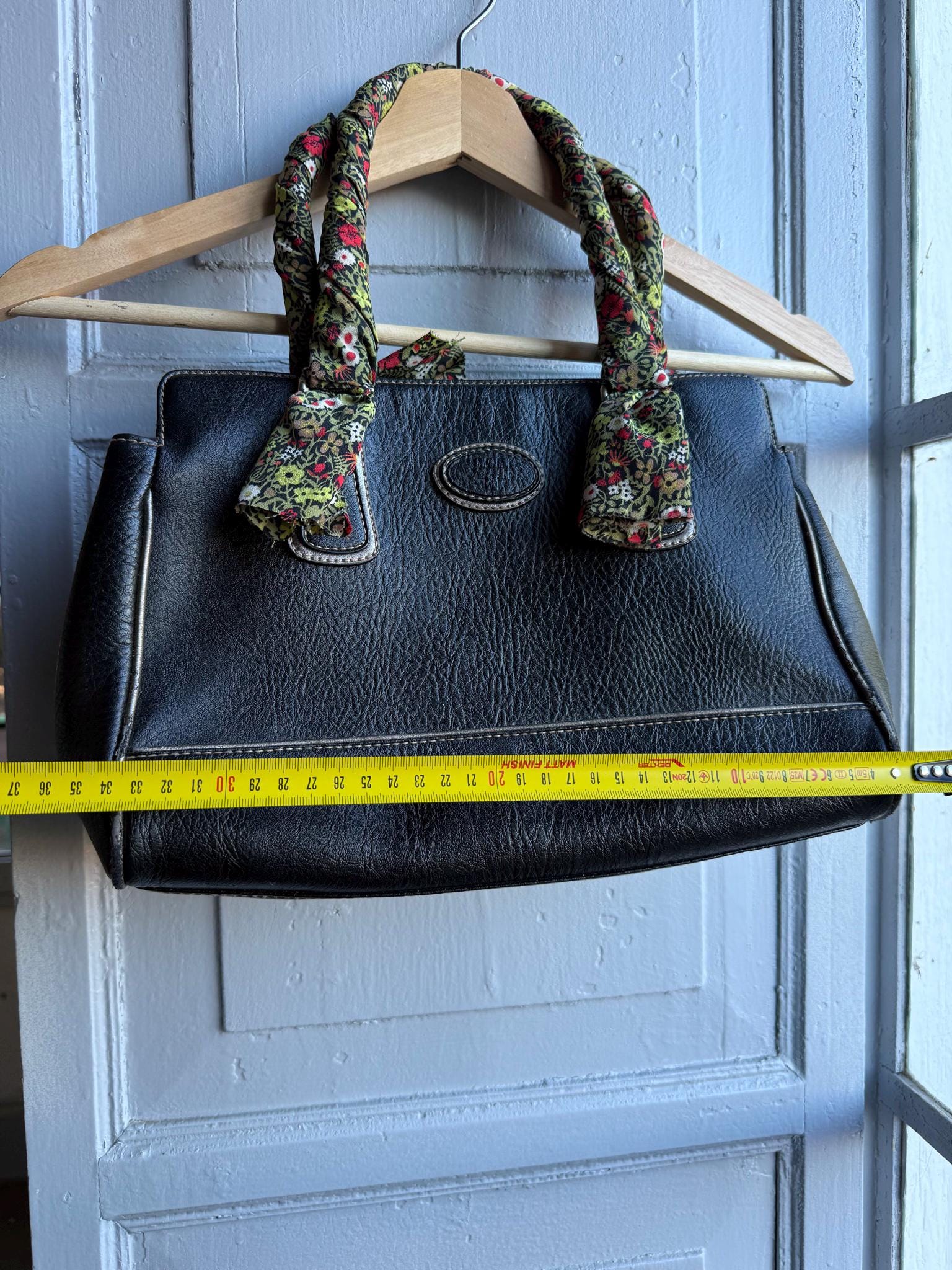 Vintage Torrens Handbag, Floral Strap Purse, Boho Chic Everyday Shoulder Bag