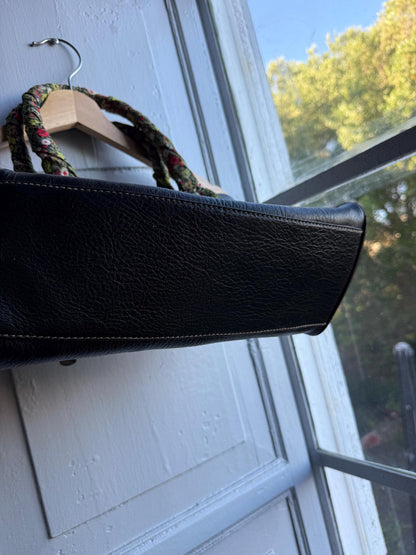 Vintage Torrens Handbag, Floral Strap Purse, Boho Chic Everyday Shoulder Bag