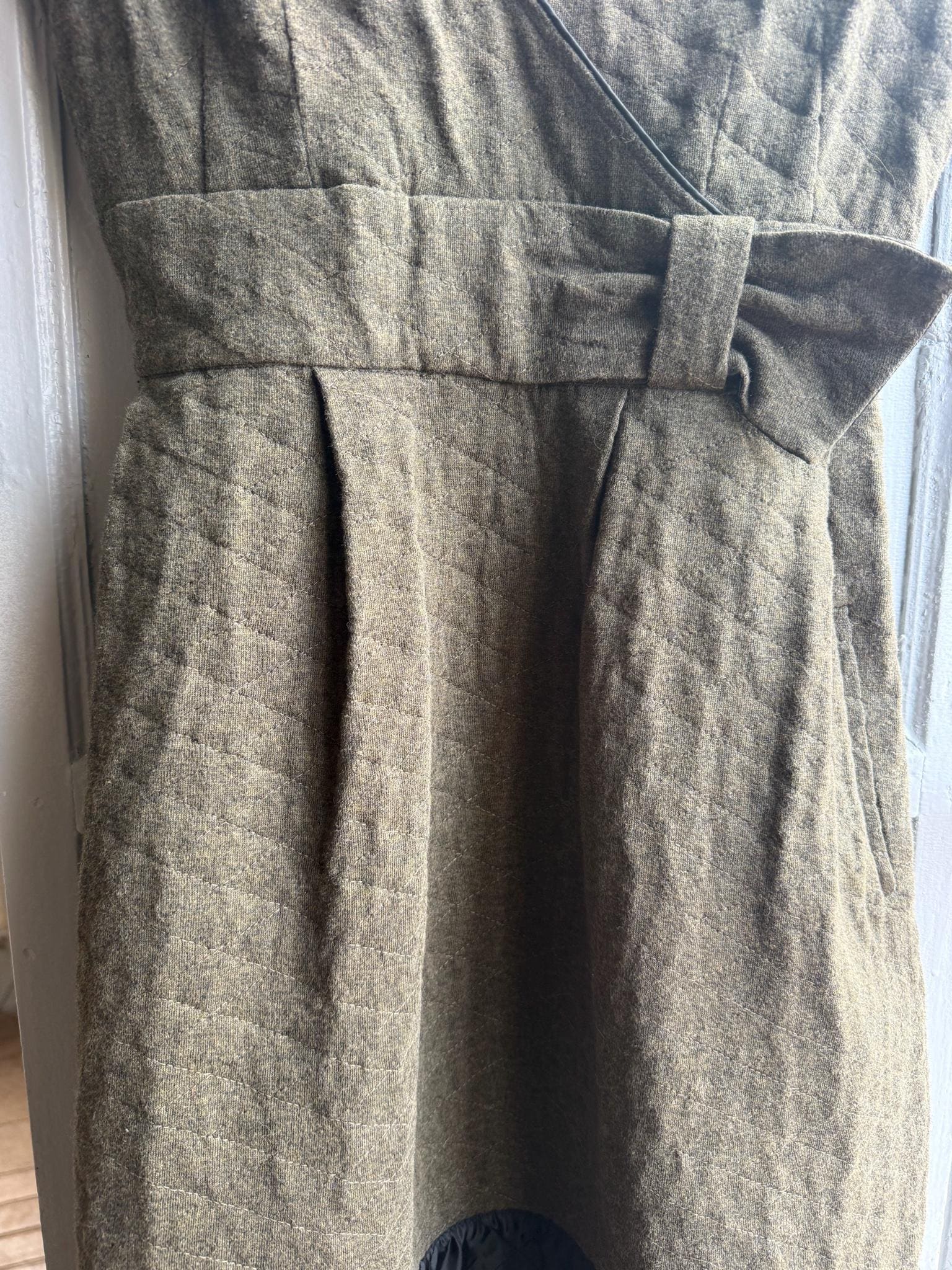 Vintage Salta Adolfo Dominguez Quilted Mini Dress — additional view 7
