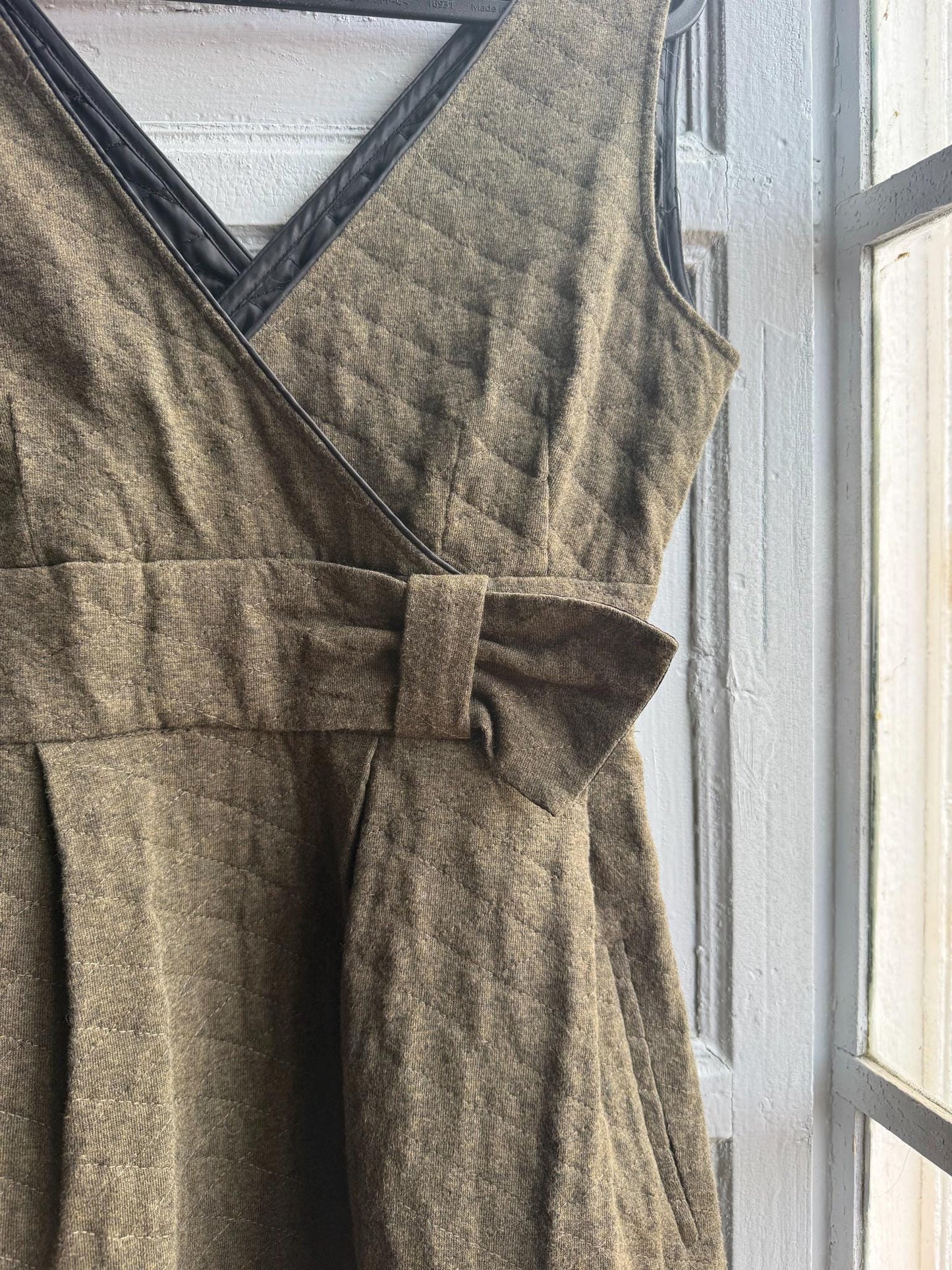 Vintage Salta Adolfo Dominguez Quilted Mini Dress — additional view 11