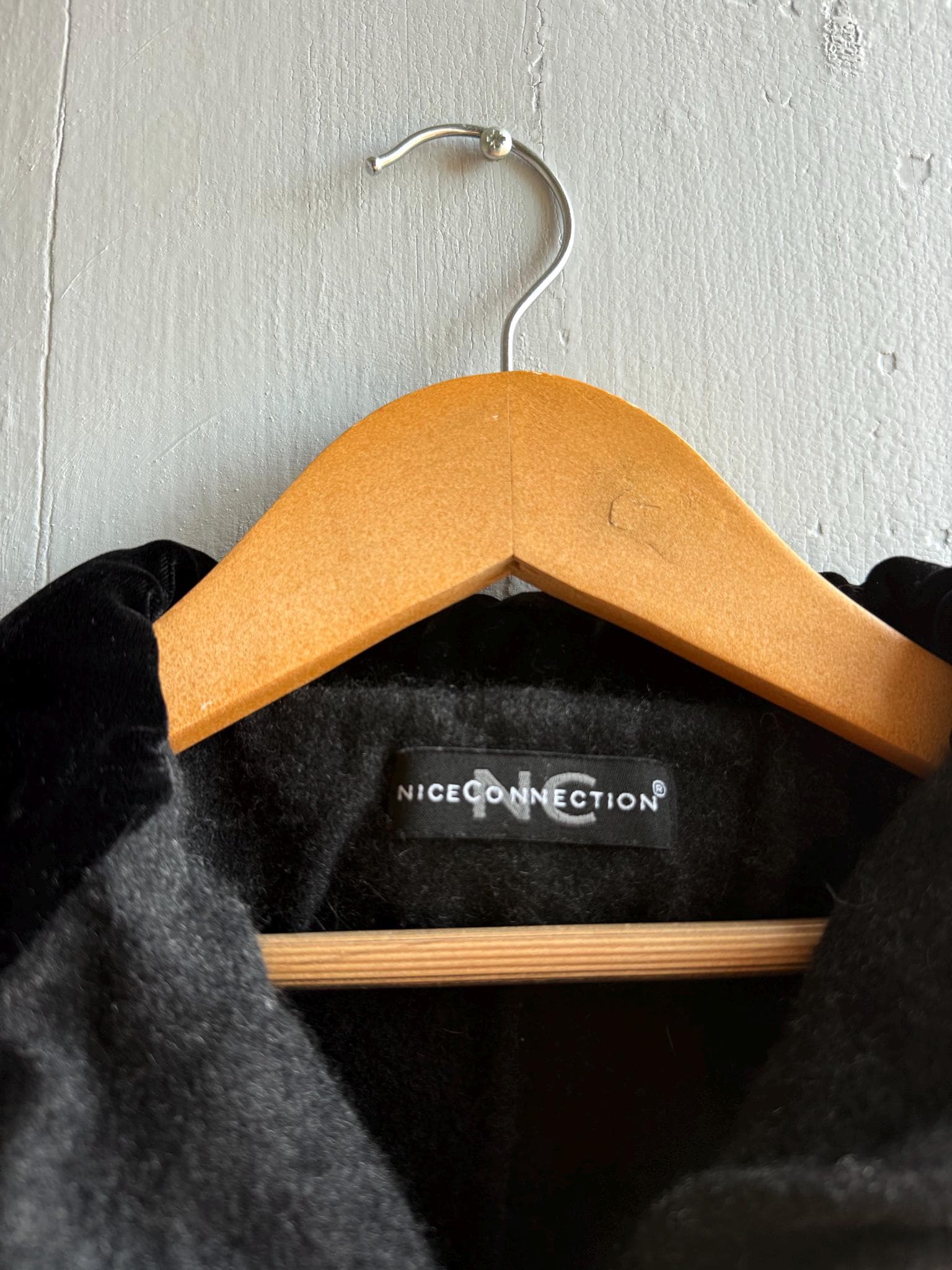 Vintage Felted Wool Jacket, Cropped Black Wool Coat, Parisian Chic Girls Jacket ,Boiled Wool