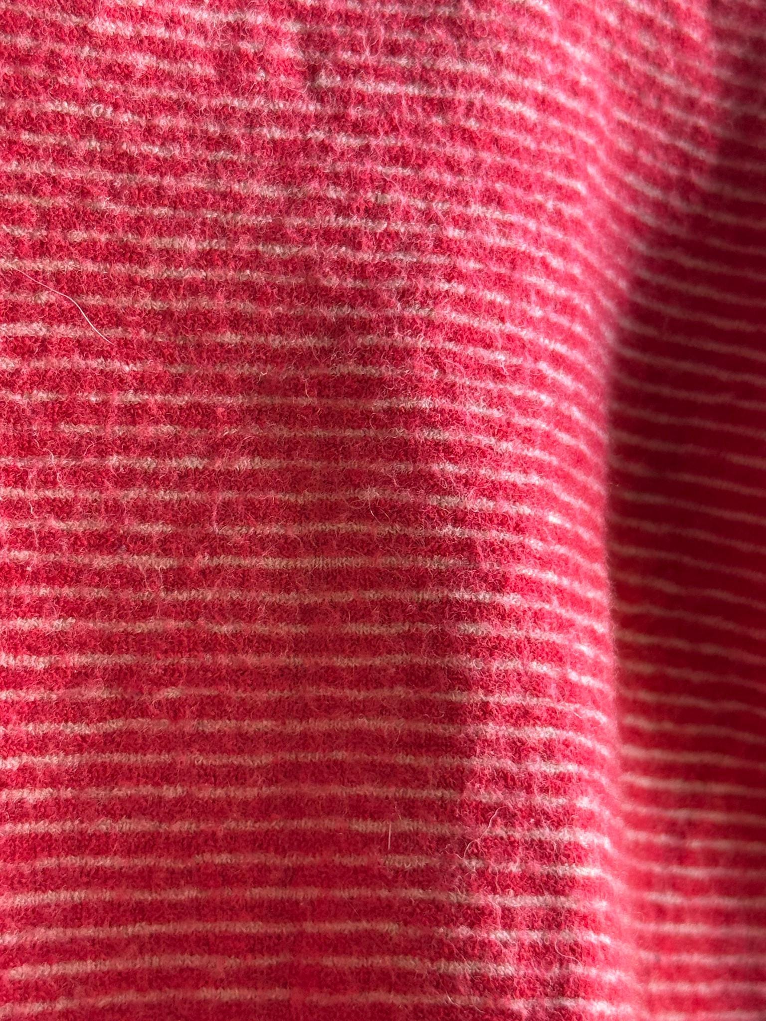 Organic Wool Baby Shirt - Red Stripes — additional view 7
