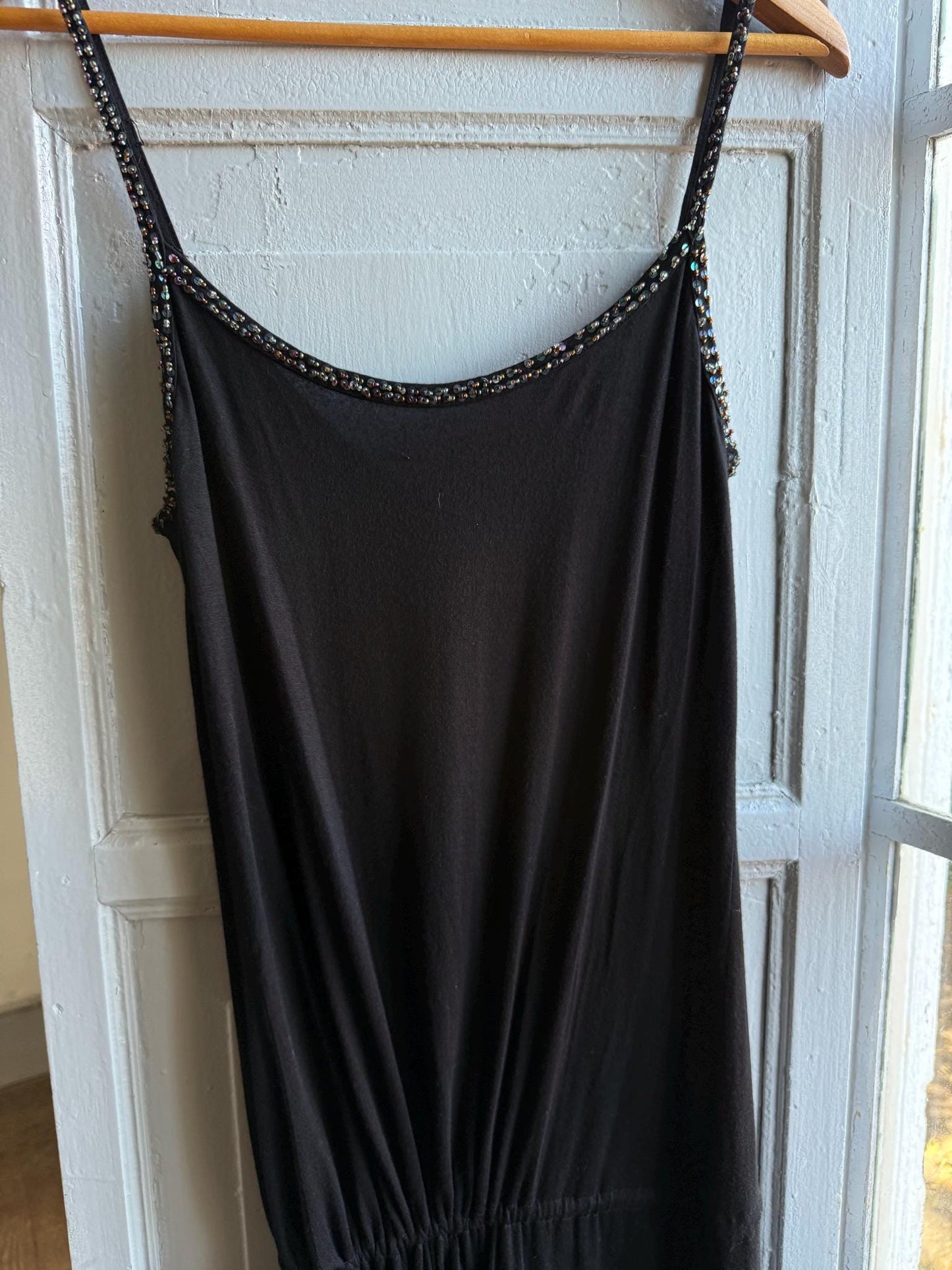 Black Beaded Y2K Slip Dress — additional view 11