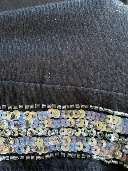 Black Beaded Y2K Slip Dress — additional view 15