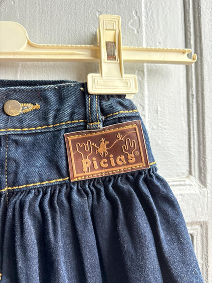 Vintage Denim Cowgirl Skirt For Kids — additional view 11