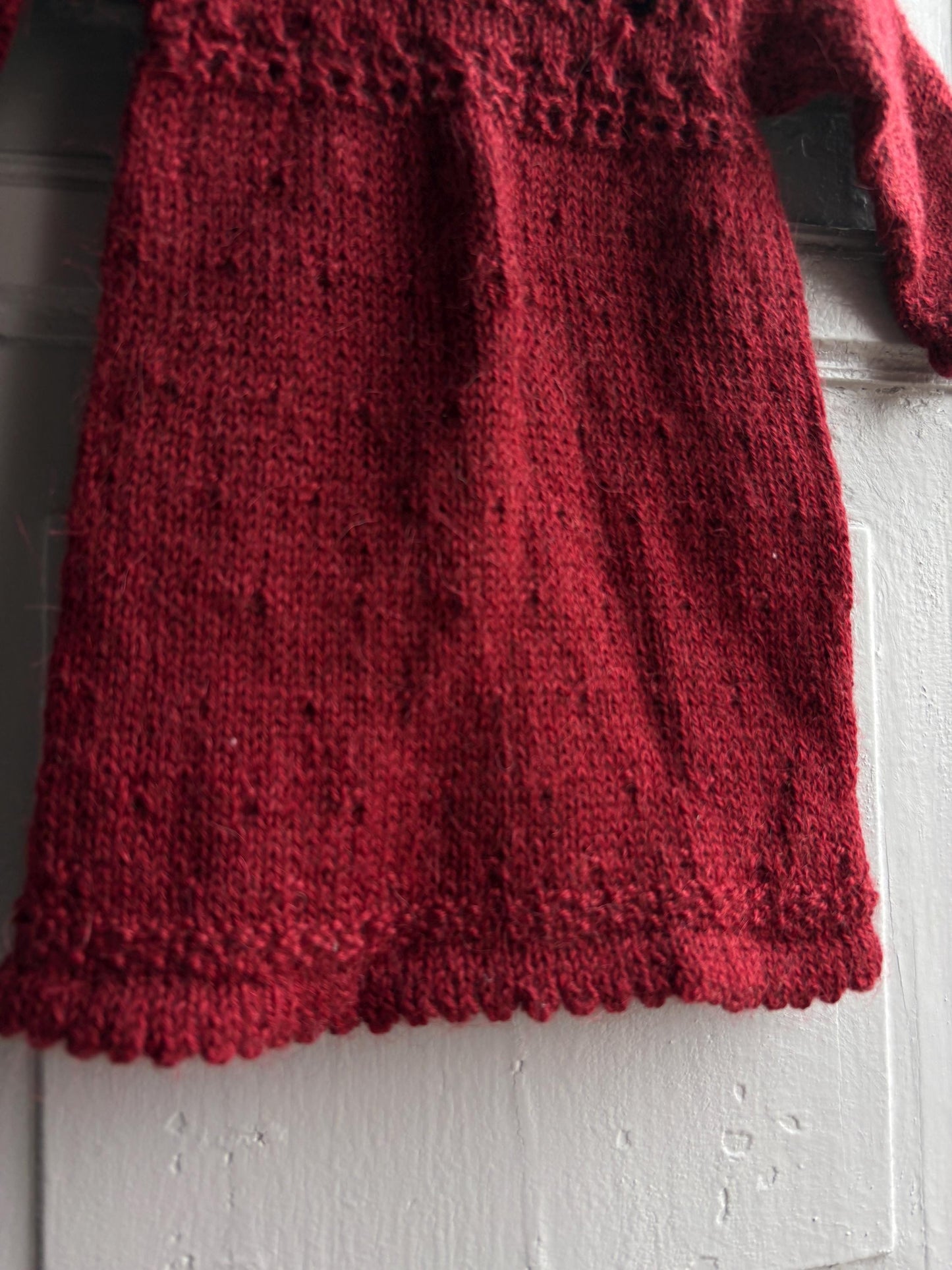 Heirloom Knit Baby Girl Dress — additional view 5