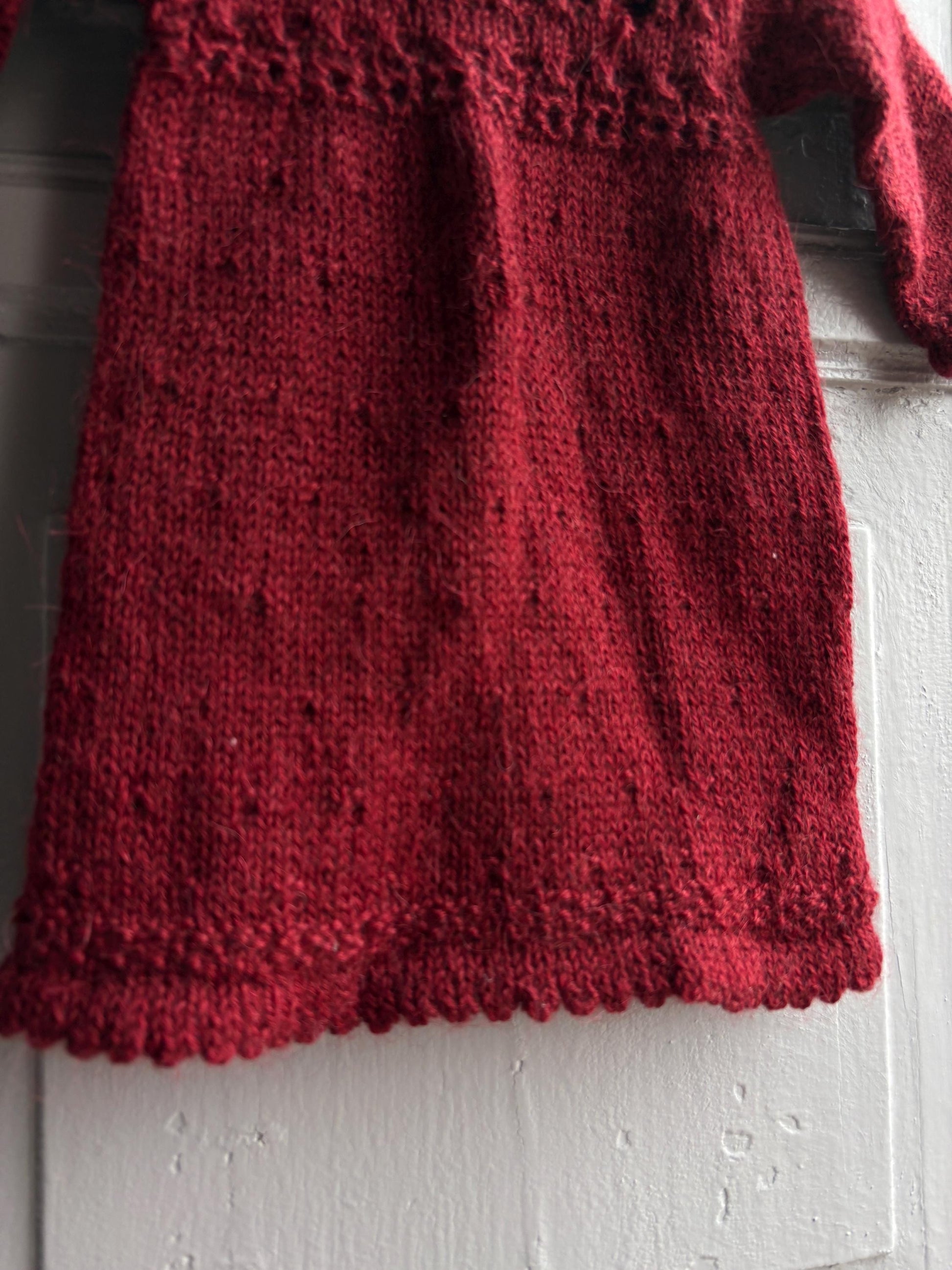 Heirloom Knit Baby Girl Dress — additional view 5