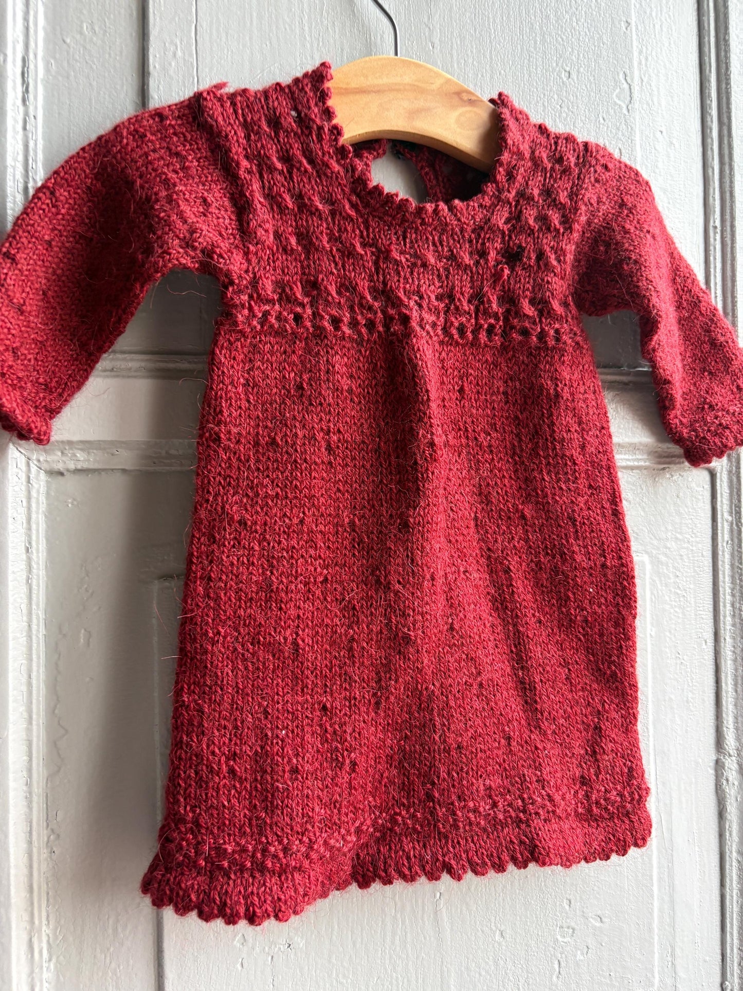 Heirloom Knit Baby Girl Dress — additional view 6