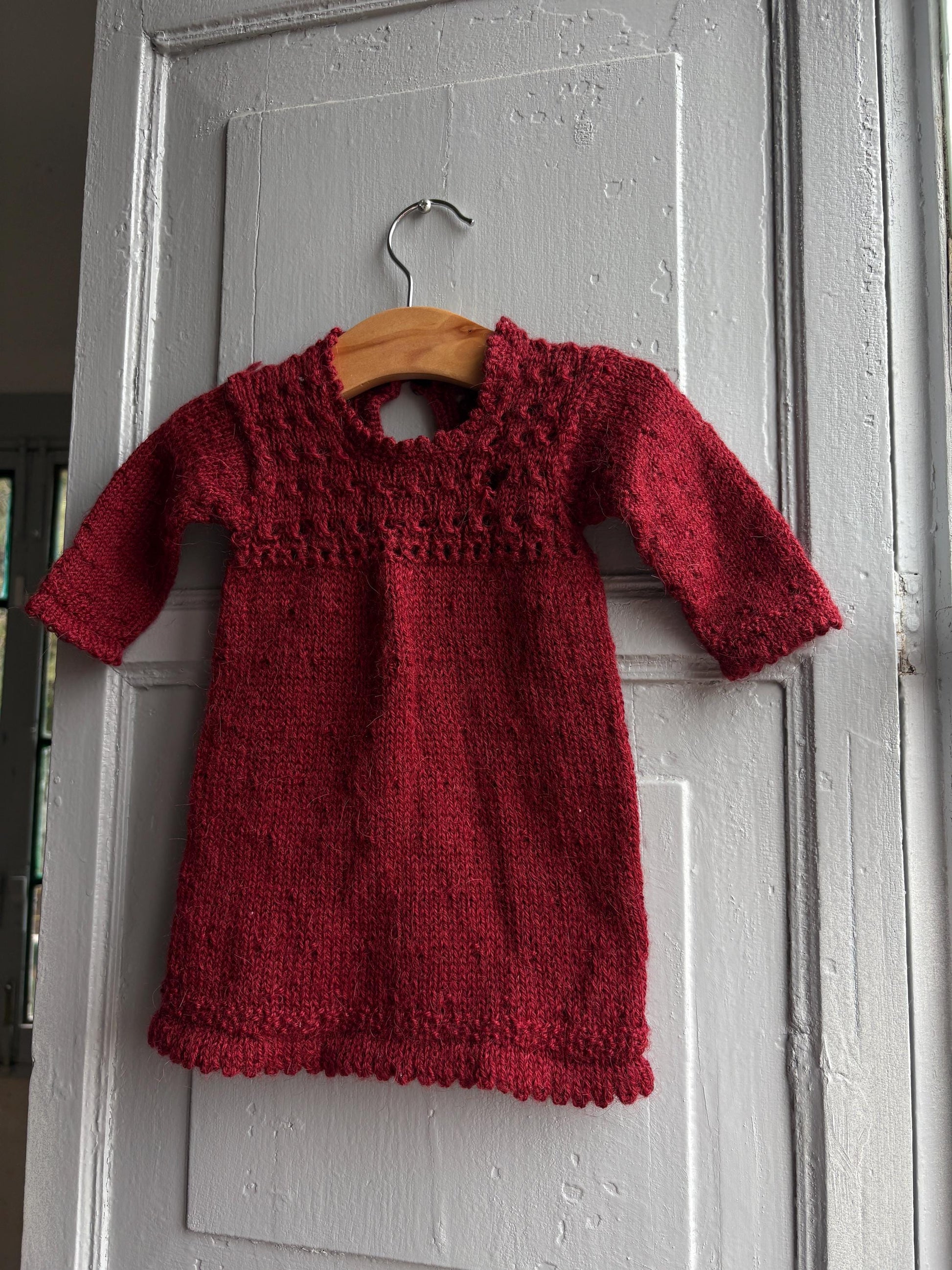 Heirloom Knit Baby Girl Dress — additional view 8