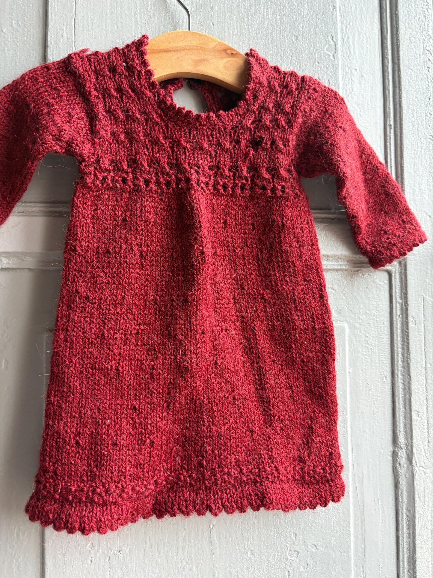 Heirloom Knit Baby Girl Dress — additional view 9