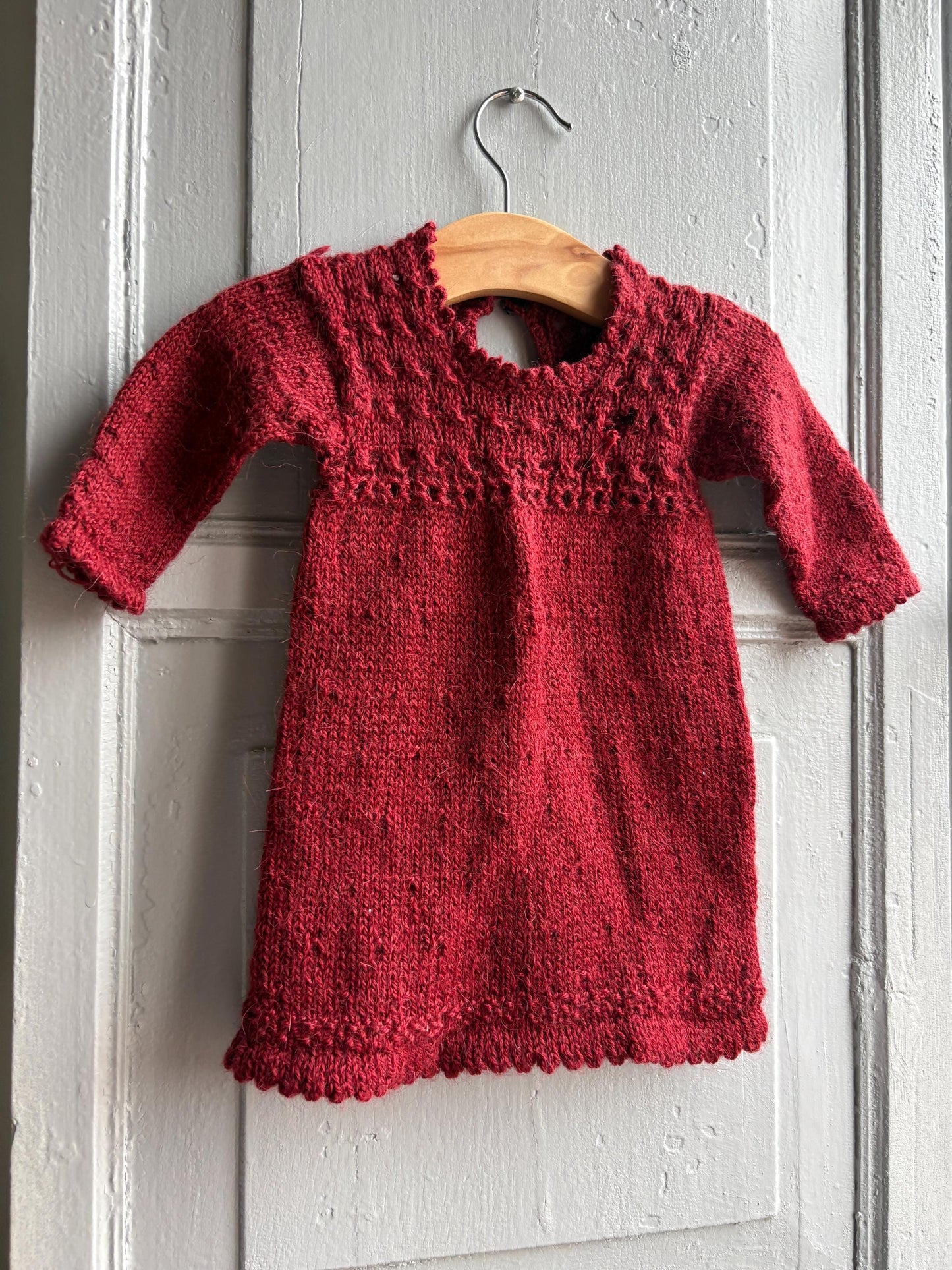 Heirloom Knit Baby Girl Dress — additional view 13