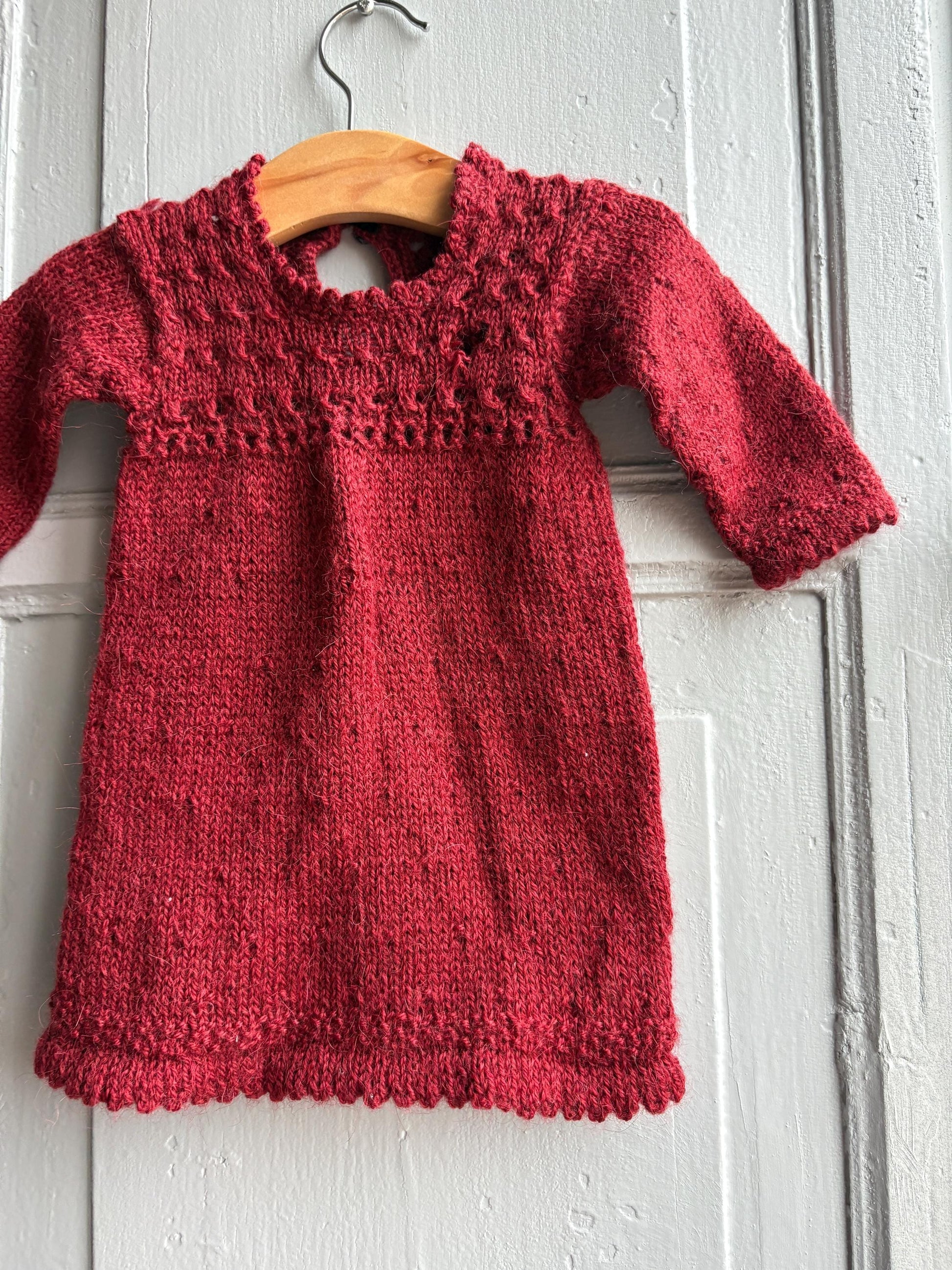 Heirloom Knit Baby Girl Dress — additional view 15