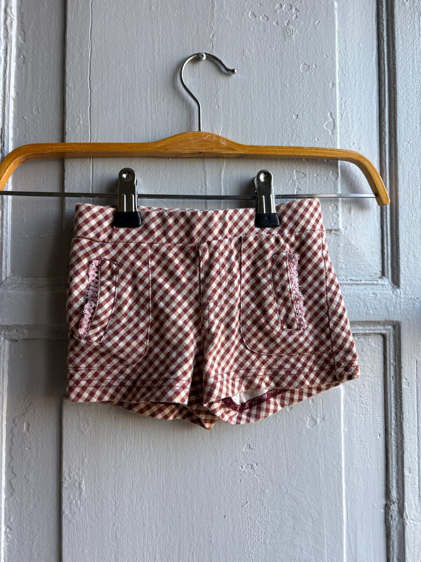 Gingham Cotton Toddler Shorts — additional view 10