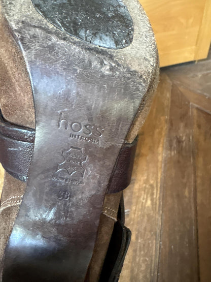Hoss Intropia Brown Suede Ankle Boots — additional view 7