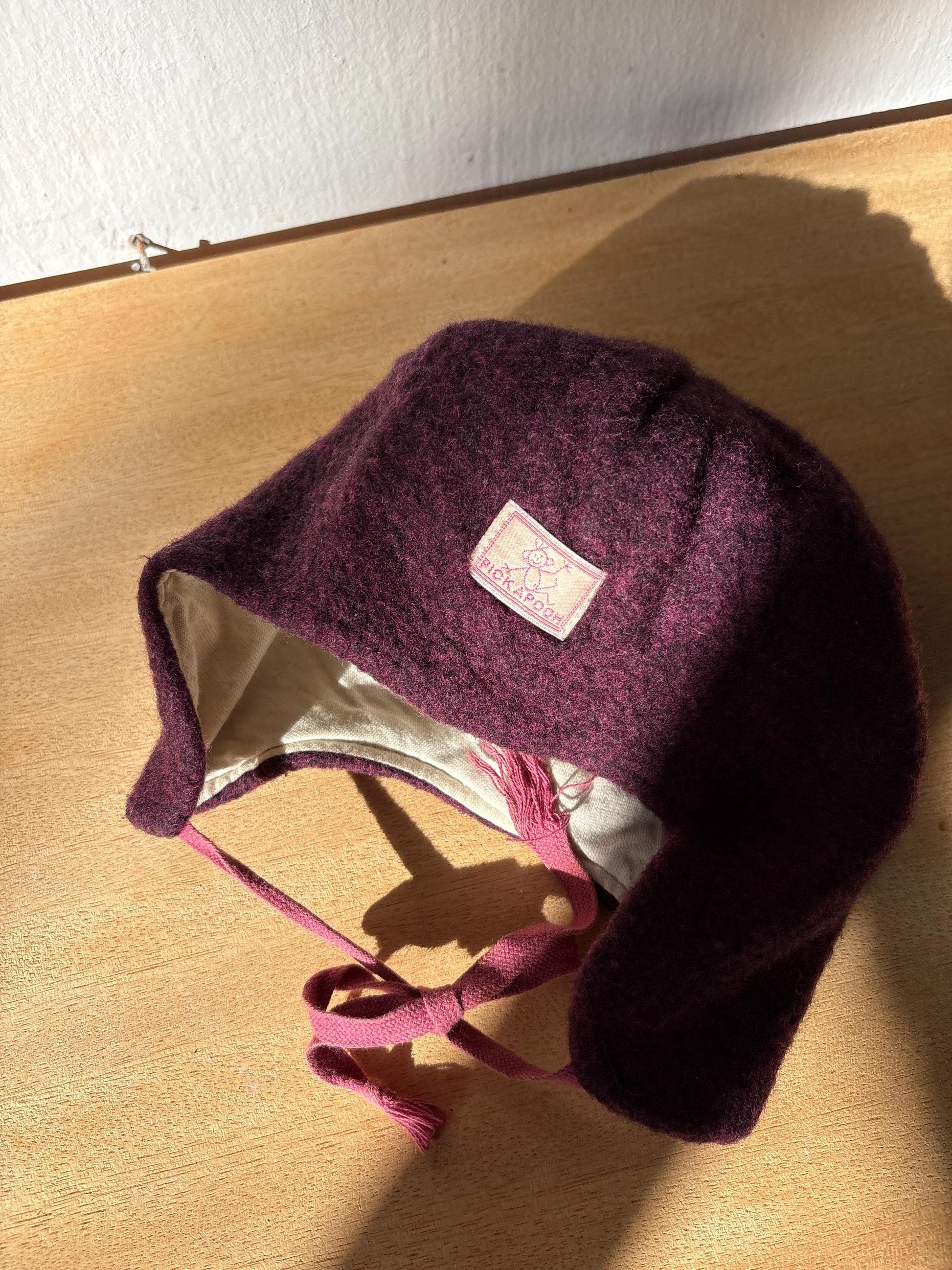 Wool Winter Hat for Kids, German Made — detail