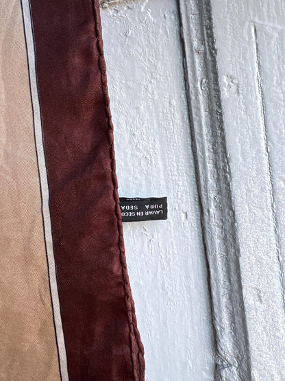 Vintage Equestrian Silk Scarf — additional view 5