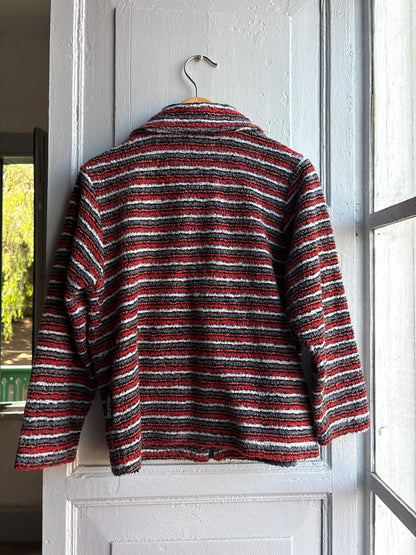Vintage Striped Fleece Jacket for Kids — additional view 6
