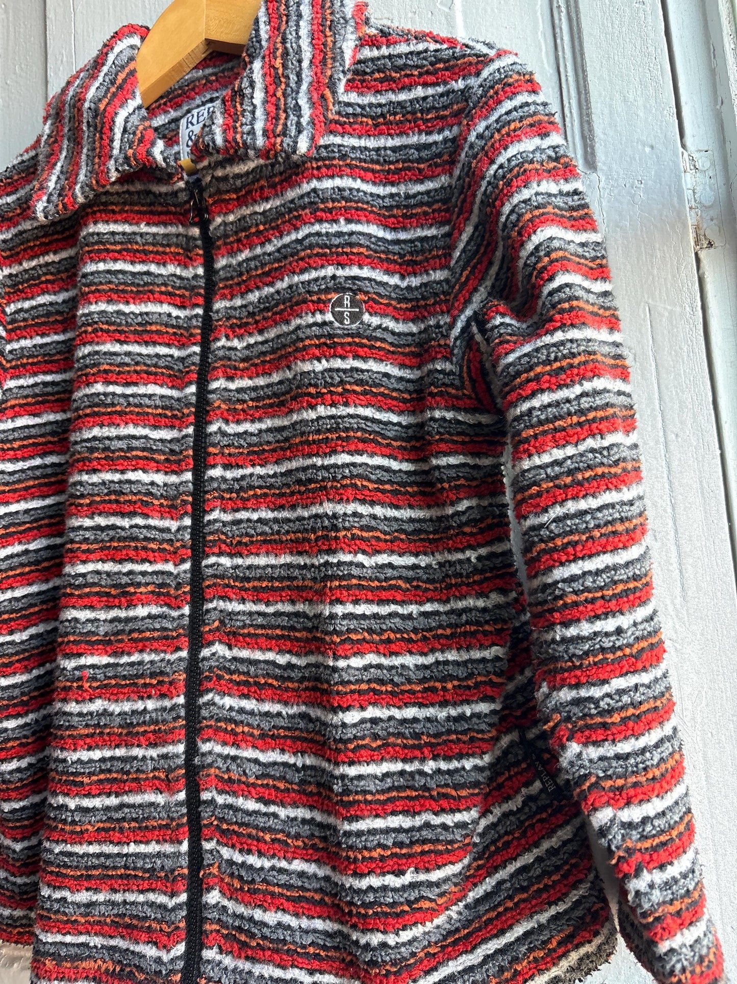 Vintage Striped Fleece Jacket for Kids — additional view 12