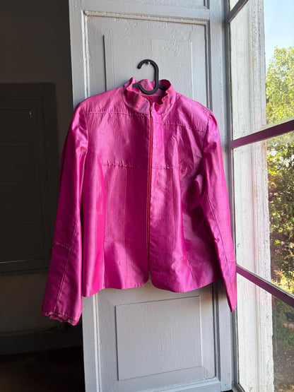 Vintage Fuchsia Y2K Blazer — detail