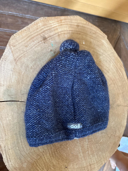 Wool Alpaca Blue Kids Beanie — additional view 5