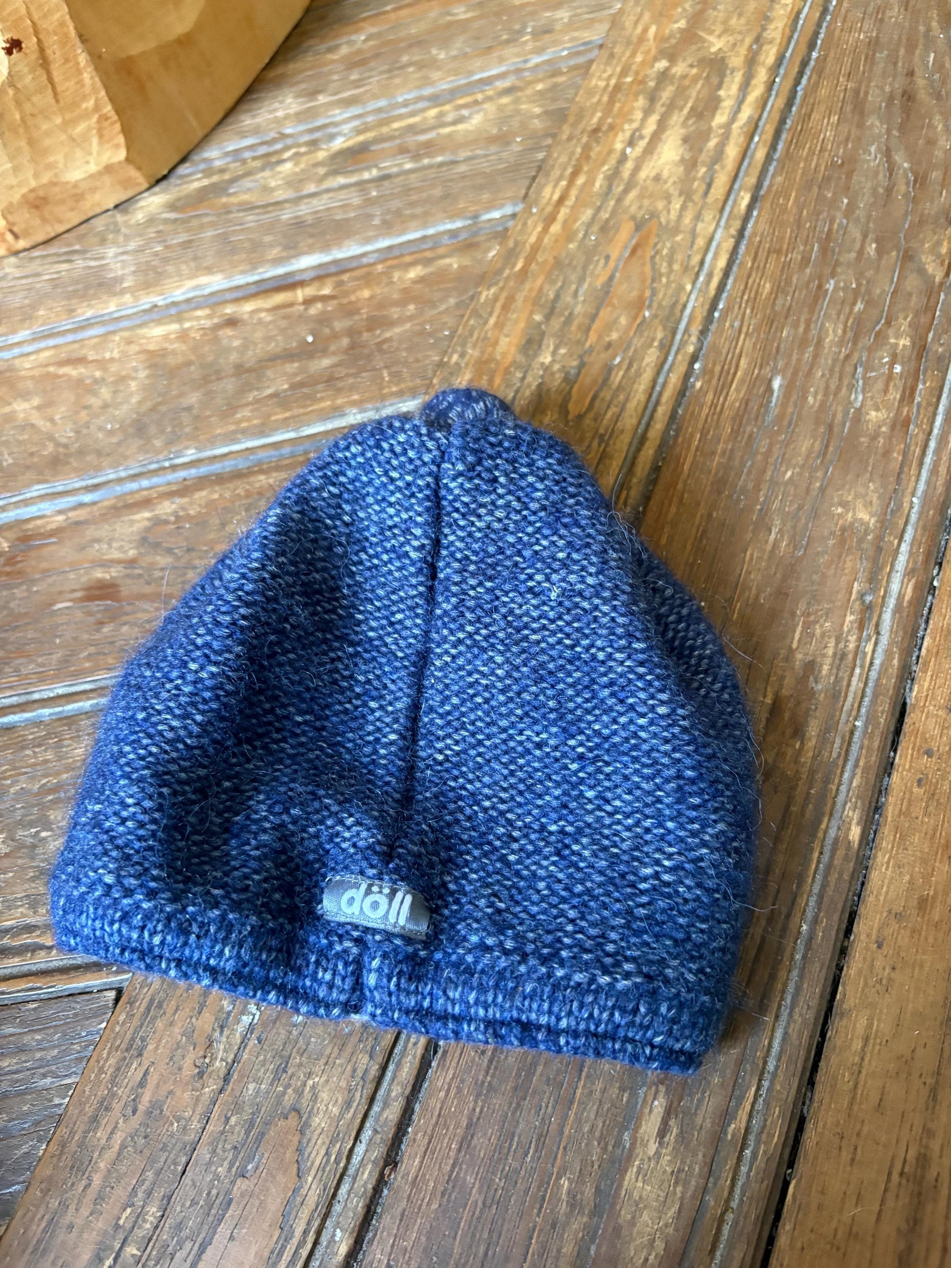 Wool Alpaca Blue Kids Beanie — additional view 11