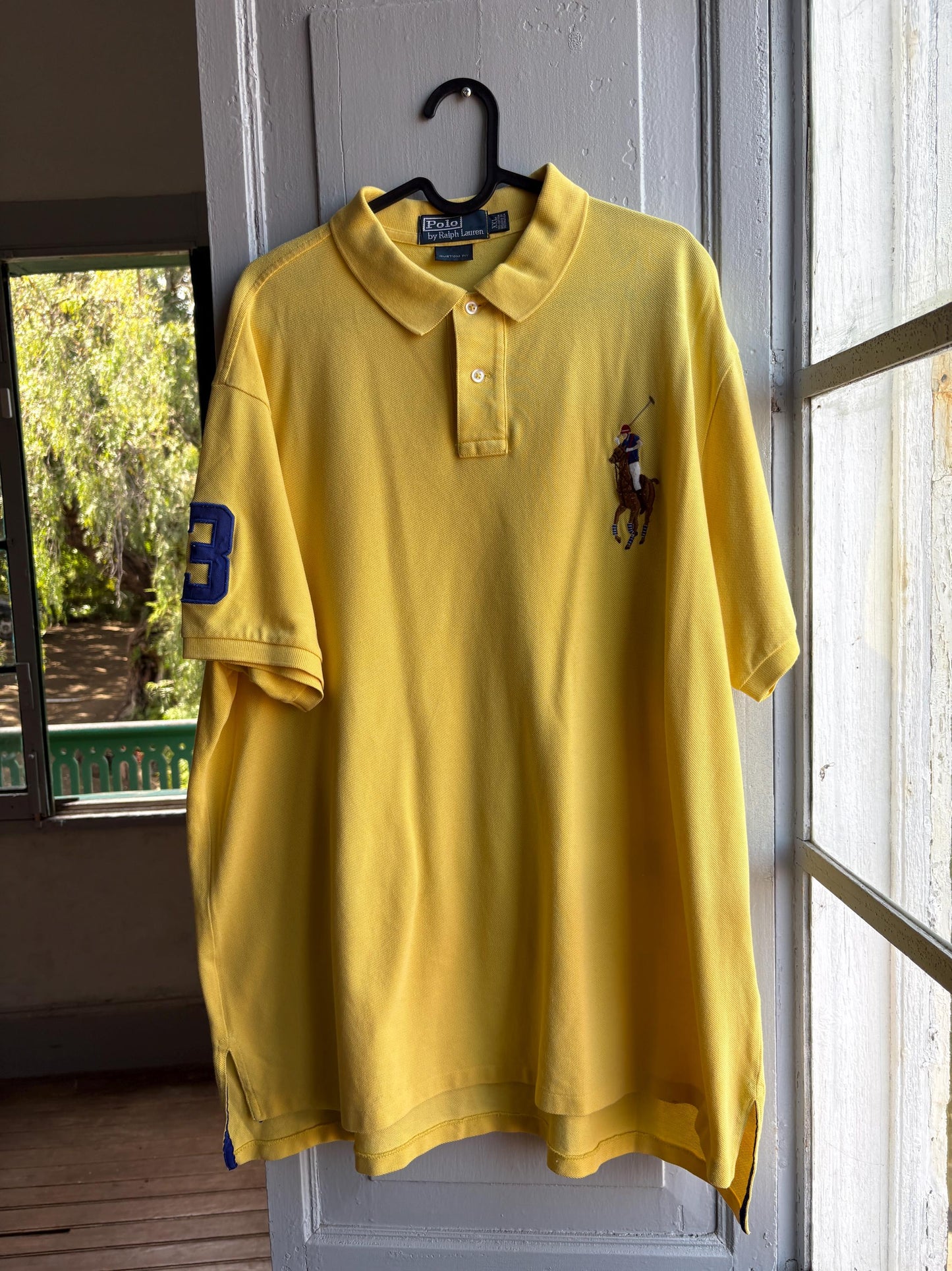 Ralph Lauren Big Pony Polo Shirt in Yellow — additional view 7