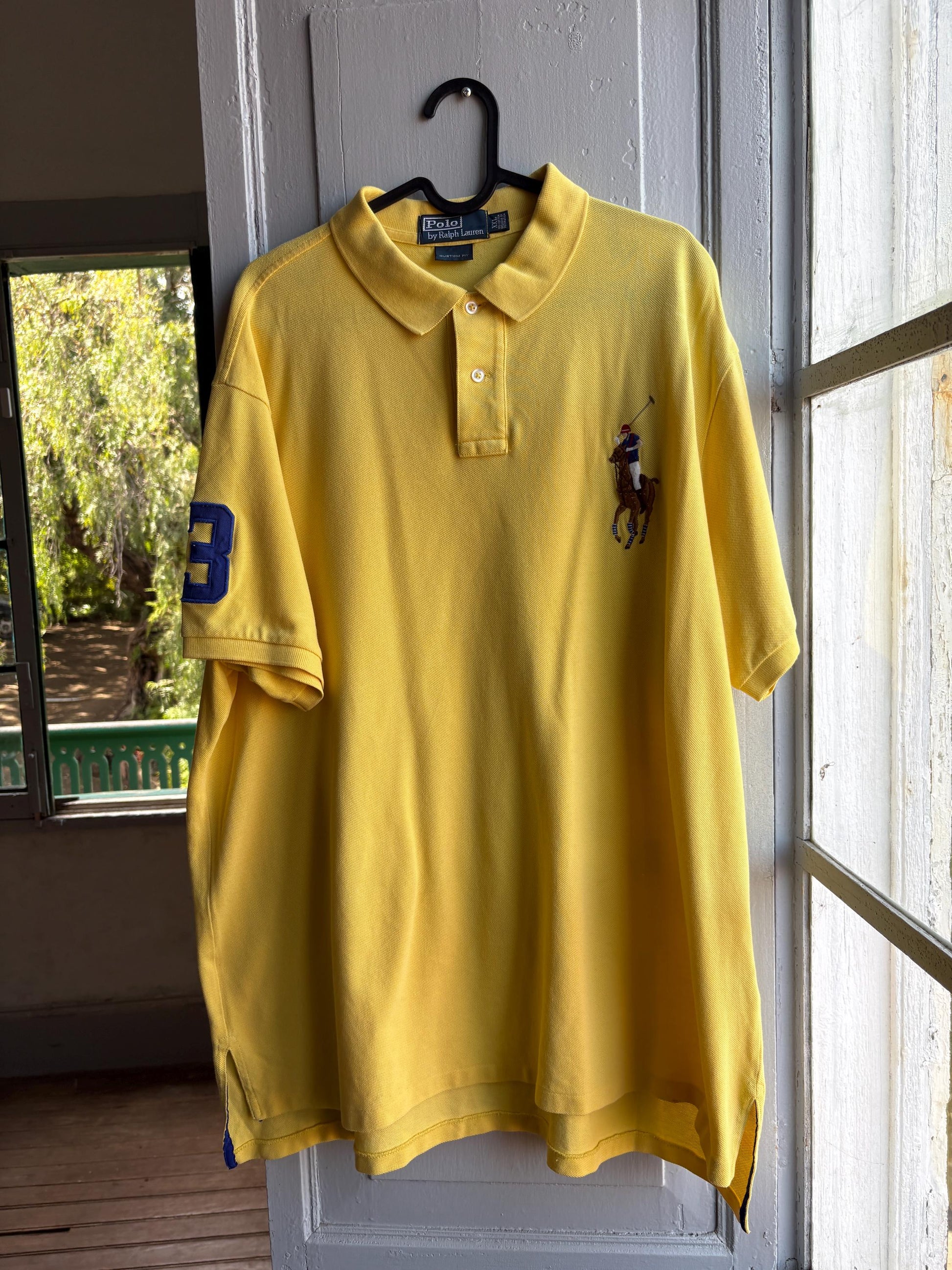 Ralph Lauren Big Pony Polo Shirt in Yellow — additional view 7