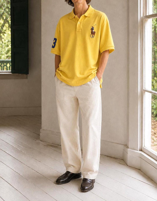 Ralph Lauren Big Pony Polo Shirt in Yellow