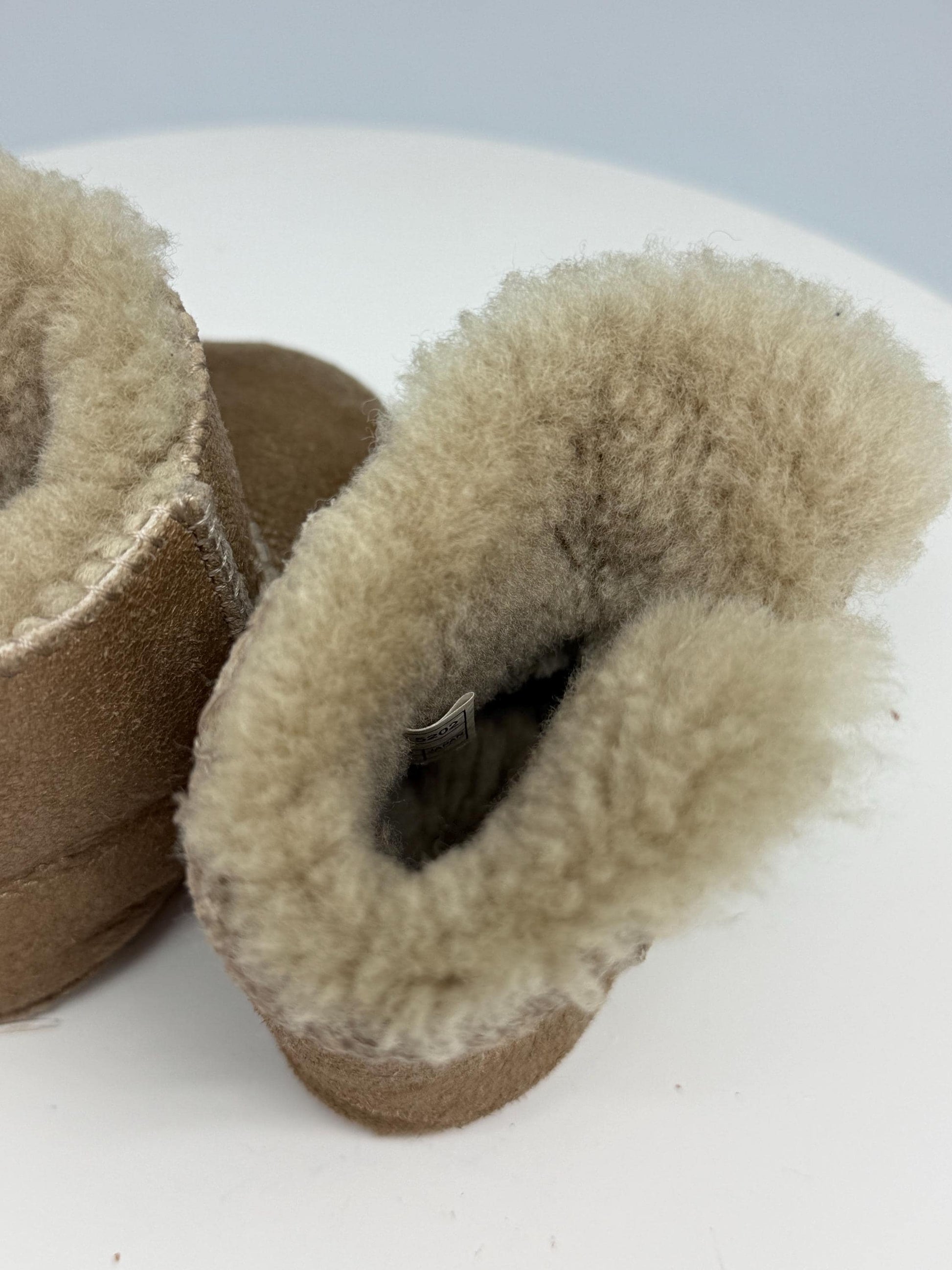 Gold Sheepskin Baby Booties — additional view 11